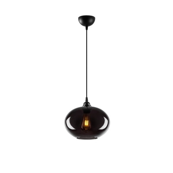 Piekaramā lampa ar stikla abažūru ø 27 cm Smoked – Opviq lights-image-4
