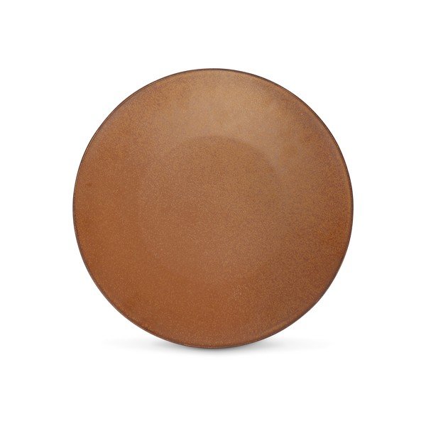 Brūns porcelāna šķīvis ø 27 cm Ovio – BonBistro