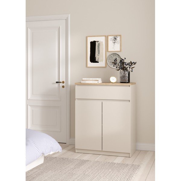 Krēmkrāsas kumode 80x100x40 cm Naia – Tvilum-image-1