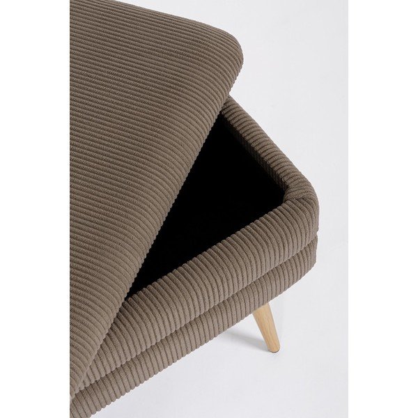 Pelēkbrūns polsterēts sols Olga – Bizzotto-image-1