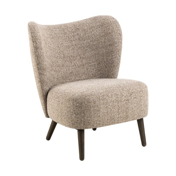 Bēšs atpūtas krēsls no buklē auduma Elmont – Actona