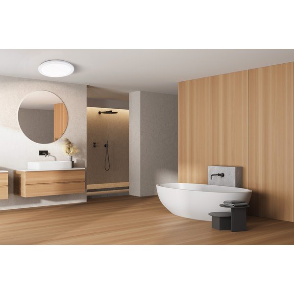 Balta LED griestu lampa Gotland – Fischer & Honsel-image-2
