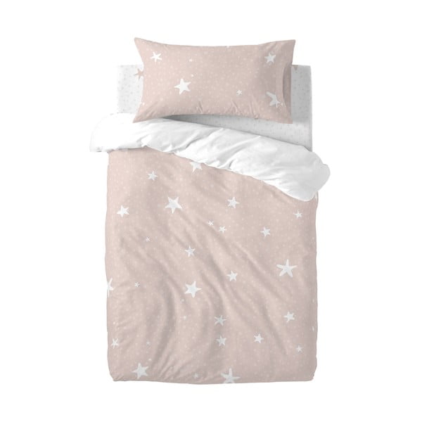 Kokvilnas bērnu gultas veļa bērnu gultiņai 100x120 cm Little star – Happy Friday
