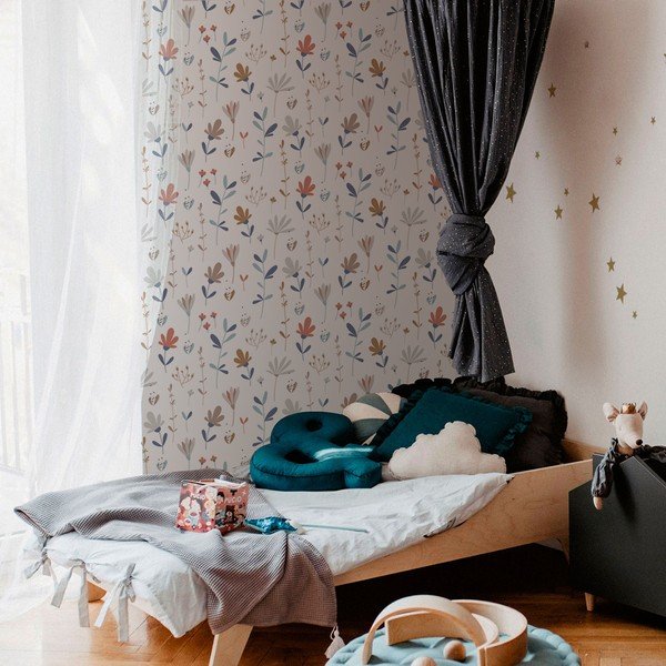 Bērnu tapetes no papīra 50 cm x 280 cm Simple Scandinavian – Dekornik-image-1
