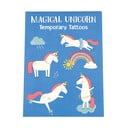 2 lokšņu komplekts ar pagaidu tetovējumiem Rex London Magical Unicorn