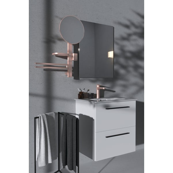 Sienas spogulis ar plauktu/ar pakaramo ø 33 cm ALU+ – Ideal Standard-image-2