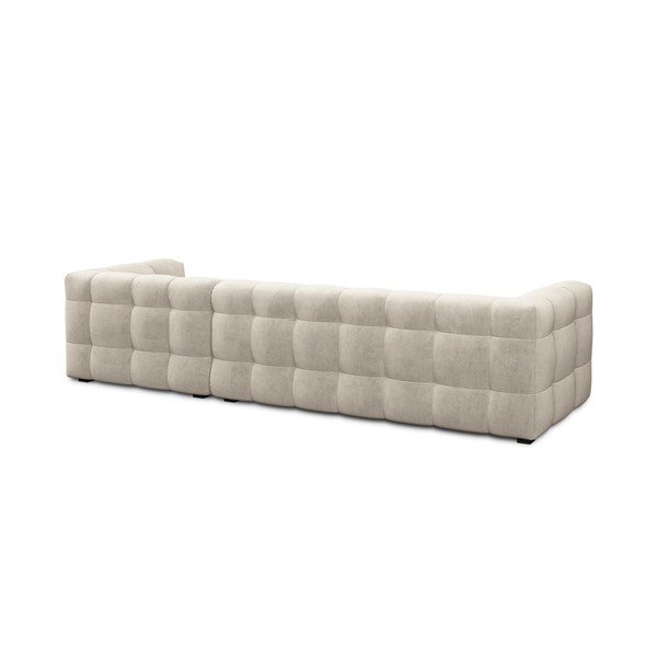 Bēšs samta stūra dīvāns Windsor & Co Sofas Vesta, labais stūris-image-4