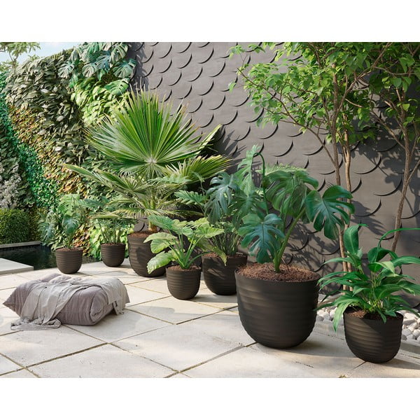 Puķu pods no pārstrādātas plastmasas ø 20 cm Havana – Artevasi-image-1