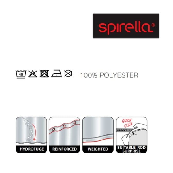 Dušas aizkars 180x200 cm Dario – Spirella-image-3