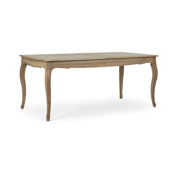 Mango masīvkoka izvelkams ēdamgalds ar papildu galda virsmu 90x180 cm Domitille – Bizzotto