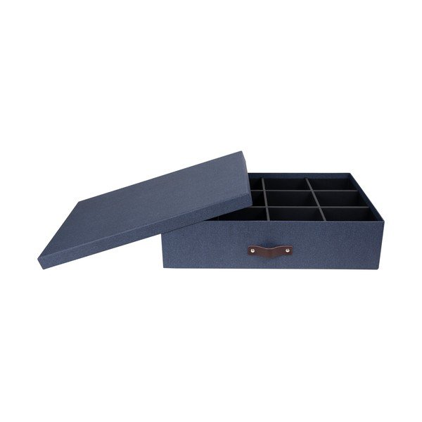 Zila uzglabāšanas kaste ar nodalījumiem Bigso Box of Sweden Jakob-image-3