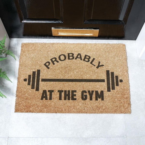Kokosšķiedras kājslauķis 40x60 cm Probably At The Gym – Artsy Doormats-image-2