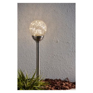 LED lampa ar saules baterijām Star Trading Glory, augstums 45 cm