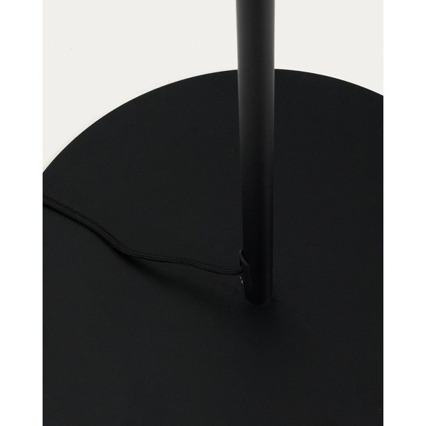Balta/melna stāvlampa ar stikla abažūru (augstums 165 cm) Brisia – Kave Home-image-3