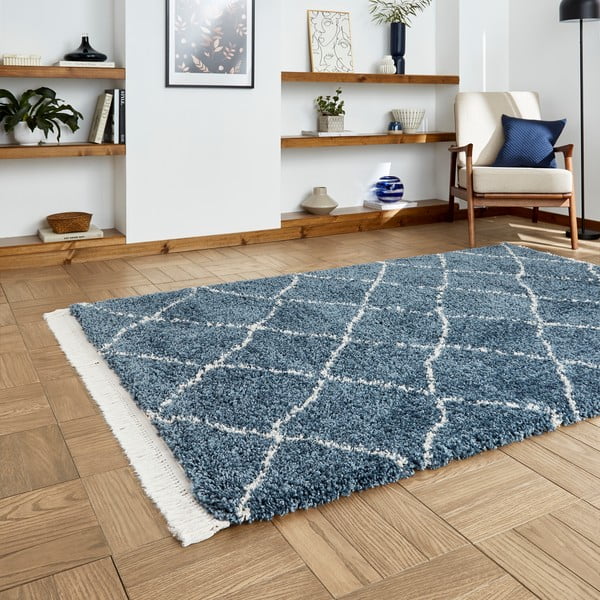 Zils paklājs 160x230 cm Boho – Think Rugs-image-2