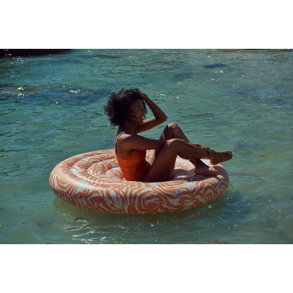 Oranžs piepūšamais pludmales matracis The Nice Fleet Bahia-image-1