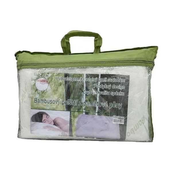 Anatomiskais spilvens ar atmiņas putu pildījumu 58x38 cm – JAHU collections-image-2