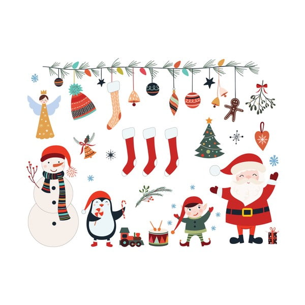 Ziemassvētku uzlīme Ambiance Ziemassvētku elementi-image-2