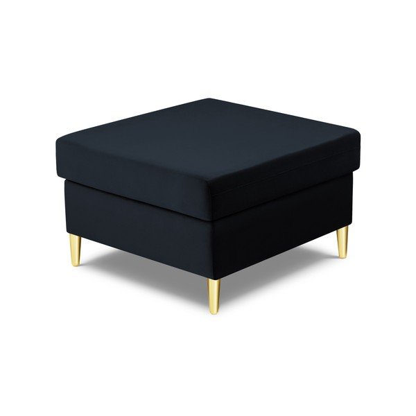 Tumši zils samta kāju soliņš Kyoto – Cosmopolitan Design-image-2