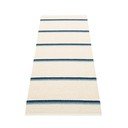 Zils/krēmkrāsas iekštelpu un āra celiņa paklājs 70x180 cm Olle Blue Vanilla – Pappelina