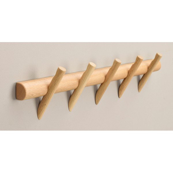 Dabīga toņa ozola masīvkoka sienas pakaramais Hillmond – Rowico-image-2