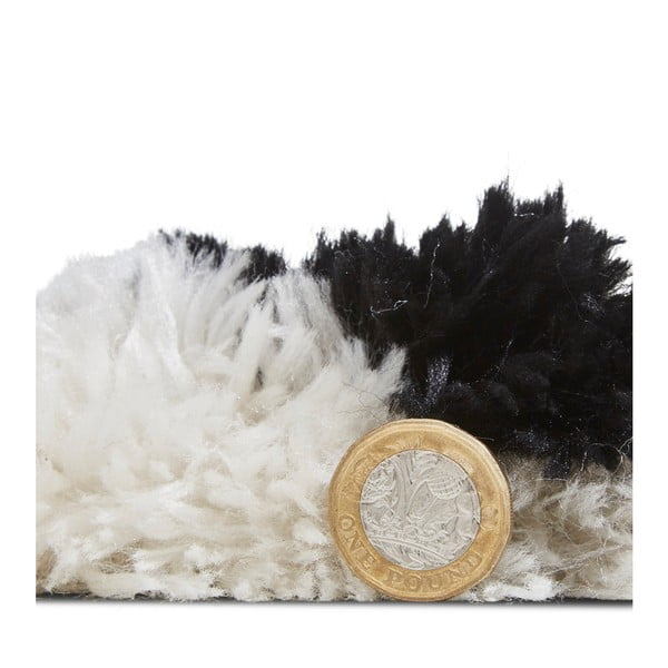 Bēšs un melns ar rokām darināts paklājs Think Rugs Morocco Ivory & Black, 120 x 170 cm-image-1