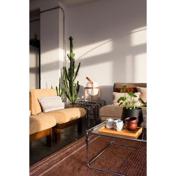 Ķieģeļu sarkans kokvilnas paklājs 170x240 cm Twin Toffee – Lorena Canals-image-4