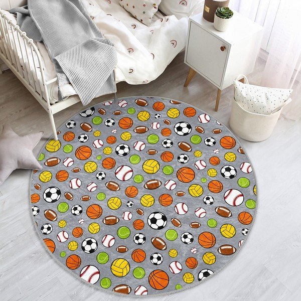 Bērnu paklājs ø 80 cm Comfort – Mila Home-image-4