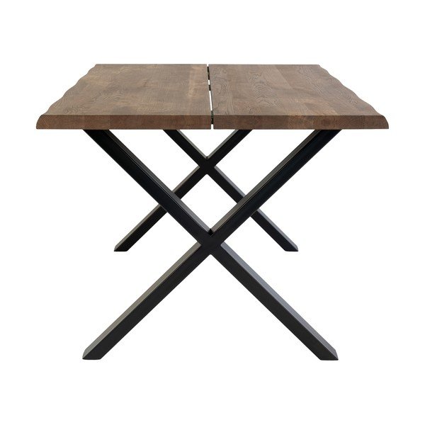 Ēdamgalds ar masīvkoka virsmu House Nordic Toulon Smoked, 140 x 95 cm-image-3