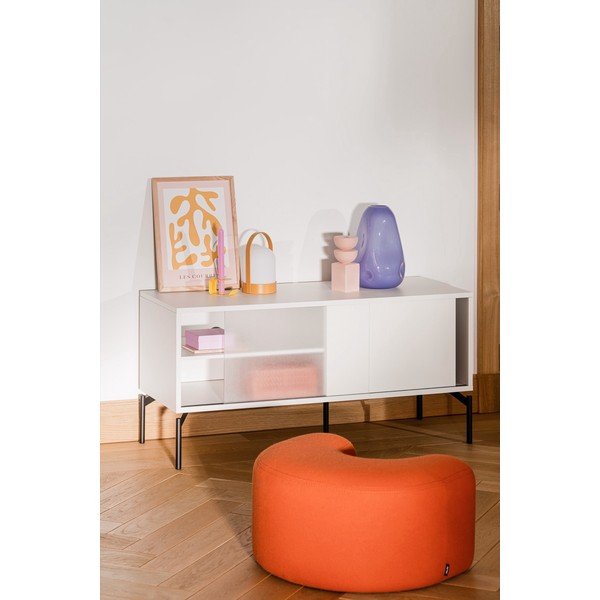 Pelēkbēšs TV galdiņš 116x55x42 cm Met Mini – noo.ma-image-4