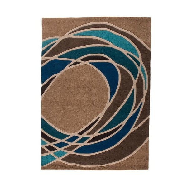 Paklājs Flair paklāji Spectre Taupe/Teal, 120 x 170 cm