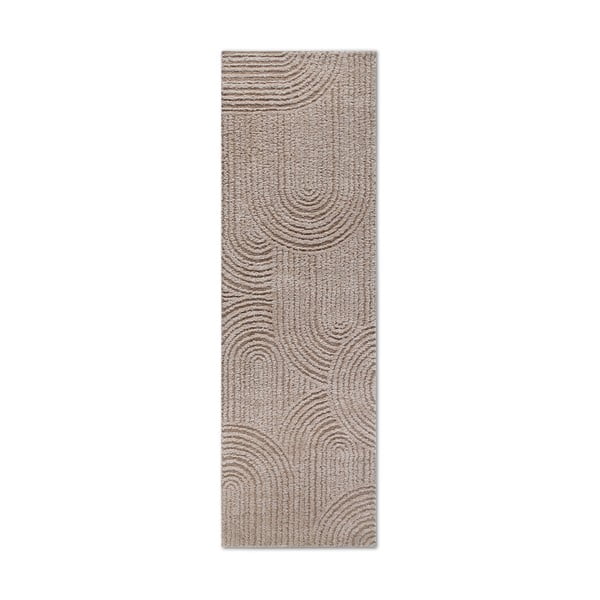 Bēšs celiņa paklājs 80x240 cm Chappe Beige – Elle Decoration