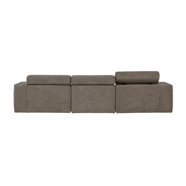 Pelēks regulējams stūra dīvāns (ar labo stūri/ar zvilni) Novi – WOOOD-image-2