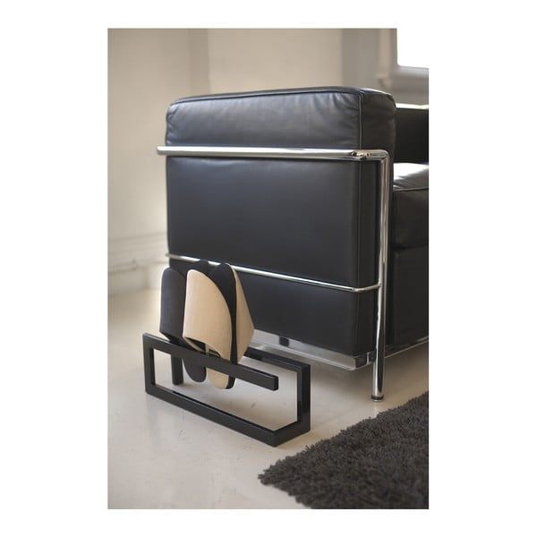 Melns metāla čību statīvs Line – YAMAZAKI-image-2