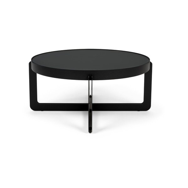 Melns apaļš žurnālgaldiņš Centre – Zuiver-image-2