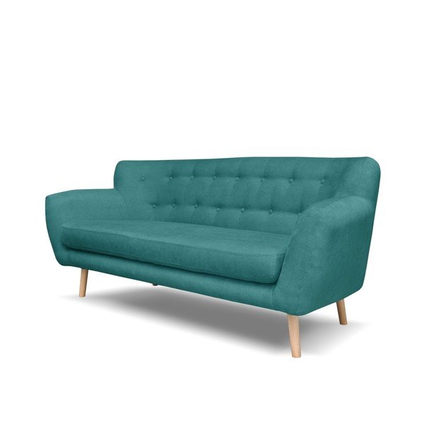 Zaļganzils dīvāns Cosmopolitan Design London, 192 cm-image-2