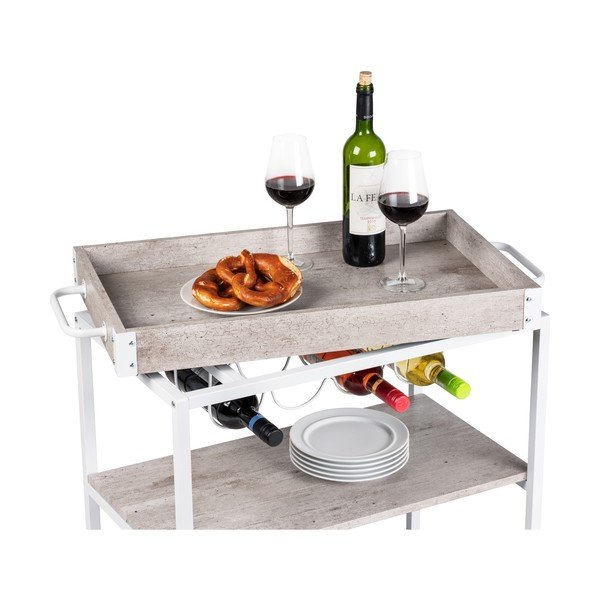 Servēšanas galds uz riteņiem 40x80 cm Rustico – Wenko-image-4