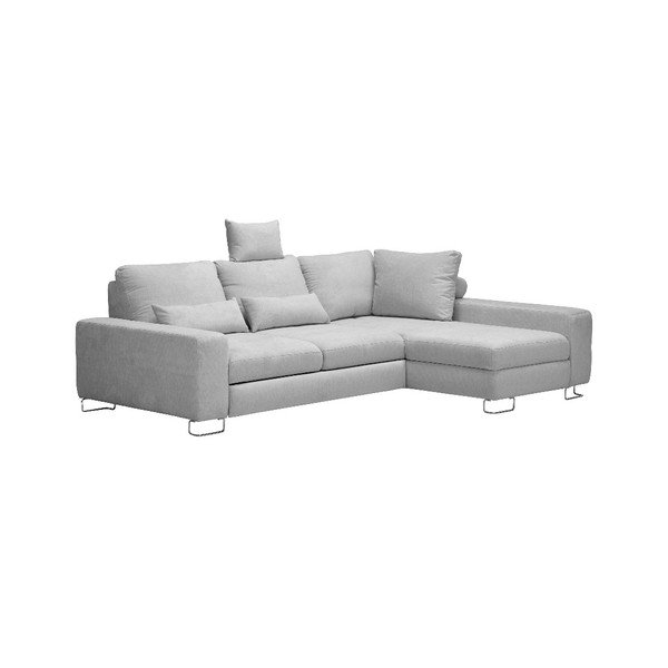 Gaiši pelēks Windsor & Co Sofas Alpha stūra dīvāns, labais stūris-image-4