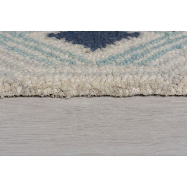 Bēšs un zils vilnas paklājs Flair Rugs Marco, 120 x 170 cm-image-2