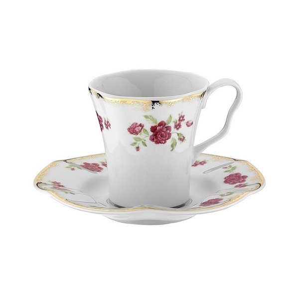 59 gabalu Kutahya Shiny porcelāna trauku komplekts-image-4
