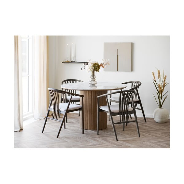 Pelēkbrūns sienas plaukts 57 cm Botta – House Nordic-image-3