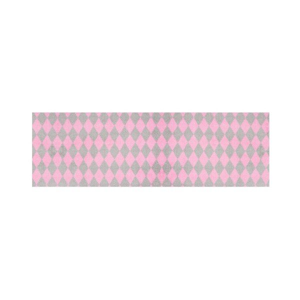 Rozā un pelēks Hanse Home "Magic Circus" paklājs, 50 x 150 cm-image-1