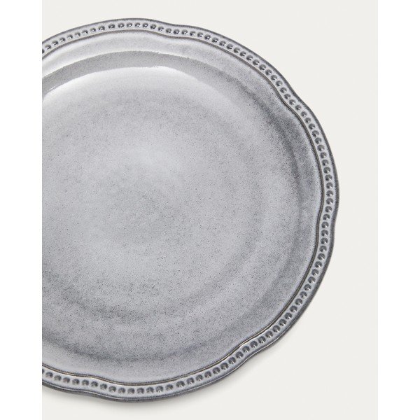 Zils keramikas šķīvis ø 27 cm Dovec – Kave Home-image-4