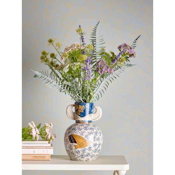 Māla ar rokām apgleznota vāze (augstums 23,5 cm) Hezha – Bloomingville-image-1