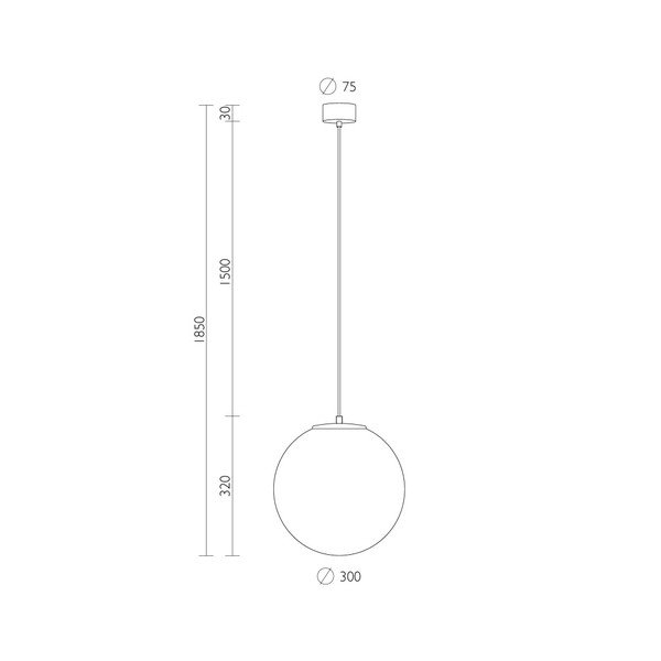 Balta griestu lampa ar vara krāsas ligzdu Sotto Luce TSUKI L, ⌀ 30 cm-image-1