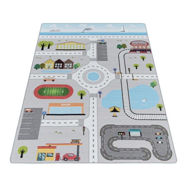 Pelēks bērnu rotaļu paklājs 140x200 cm Play – Ayyildiz Carpets-image-2