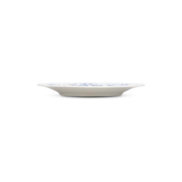 Balts/zils porcelāna šķīvis ø 21 cm Retro – BonBistro-image-4