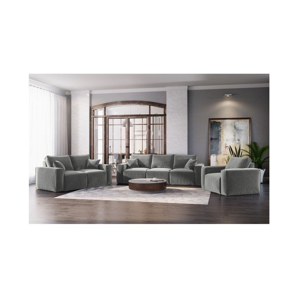 Cosmopolitan Design Florida pelēks dīvāns, 245 cm-image-4