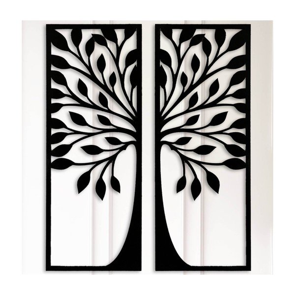 Melna sienas apdare Harmonic Tree