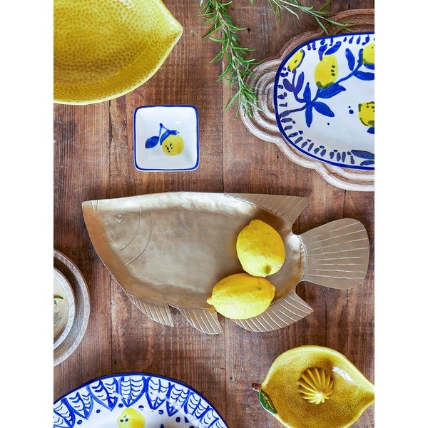 Metāla dekoratīva paplāte 35,5x17 cm Fabius – Bloomingville-image-1